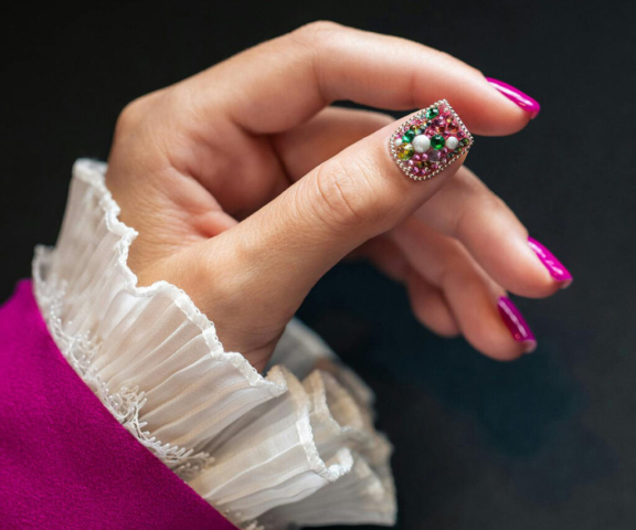 Manicure and pedicure services at Mod's Nails salon